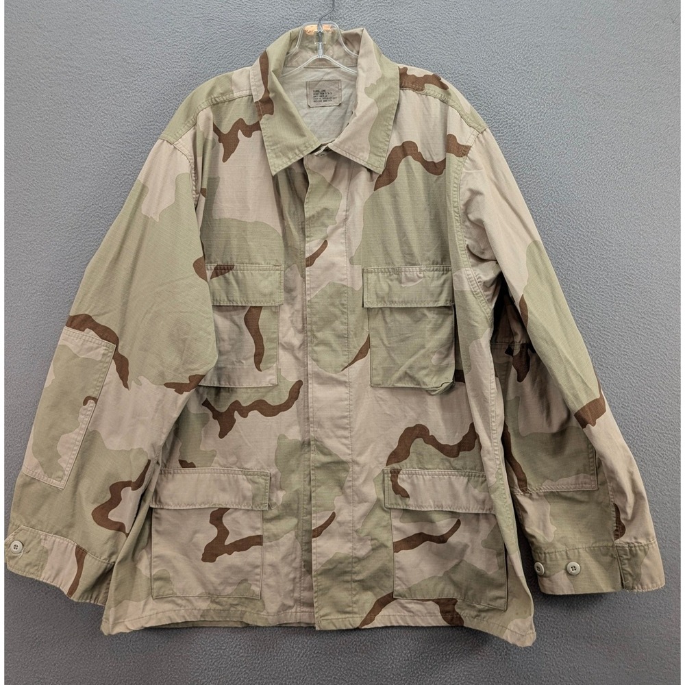 US Military BDU Field Jacket Camo Ripstop X-Large Long Army 8415-01-327-5317